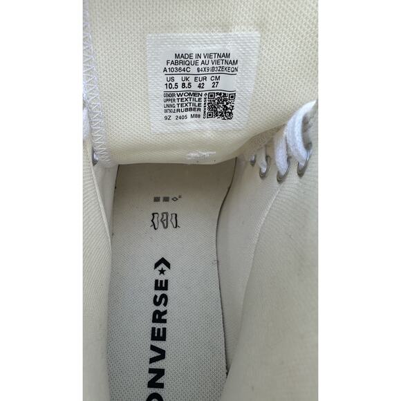 Converse CT All Star White Lugged Heel Platform Women Sneakers A10364C Sz 10.5 - Picture 15 of 15